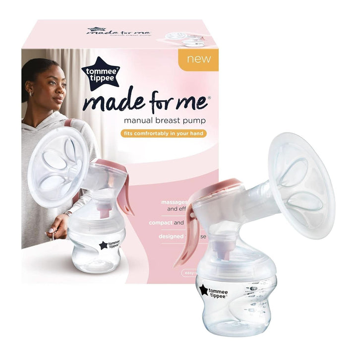 Tommee Tippee Made for Me Manuelle Einzel-Milchpumpe, Starke Saugkraft, Ergonomischer Griff, Tragbare Und Leise Milchpumpe, Samt Babyflasche Accesorii Hrana si Alaptare Bebe Naty Shop