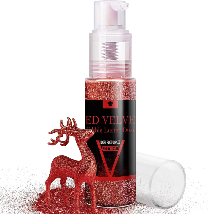 Set spray cu sclipici comestibil - 20 g praf de sclipici alimentar iridescent pentru băuturi, șampanie, prăjituri - colorant alimentar metalic comestibil pentru cocktailuri, vin, lichior, copt, prăjituri