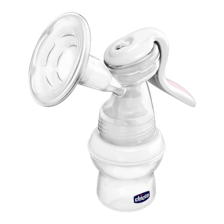 Pompă de sân manuală Chicco Natural Feeling, cu tetină înclinată și capac ermetic, devine un biberon - 150 Ml Accesorii Hrana si Alaptare Bebe Naty Shop