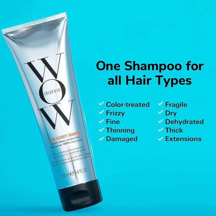 Wow Color Shampoo, șampon de îngrijire a culorii fără silicon și fără sulfat pentru păr vopsit, 250 ml Duș și baie Naty Shop