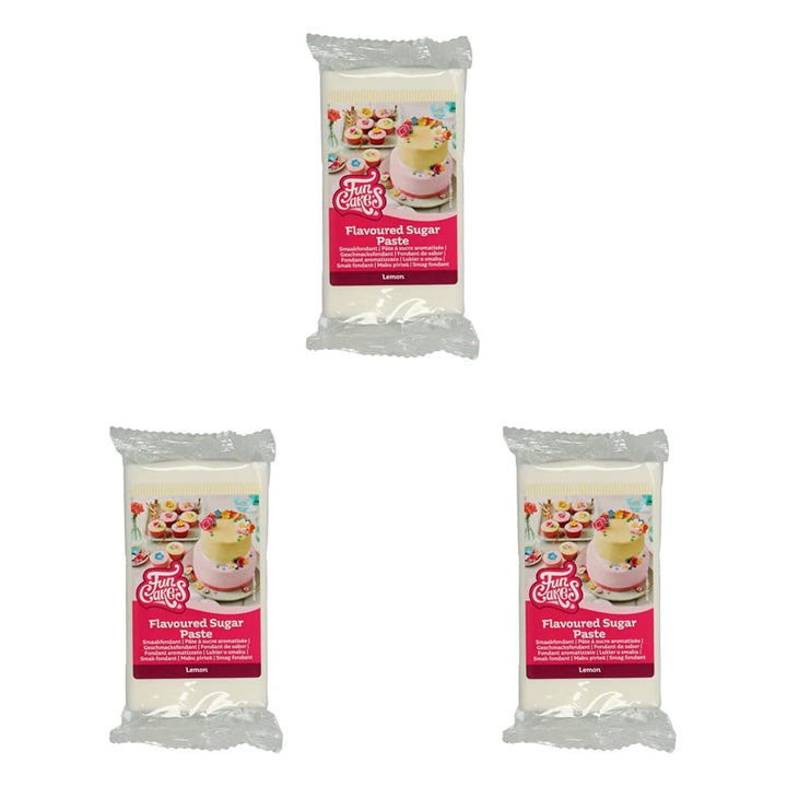 Fondant Funcakes cu aromă de bezea: Ușor de utilizat, fin, flexibil, moale și maleabil, perfect pentru decorarea torturilor, kosher și fără gluten. 1 kg