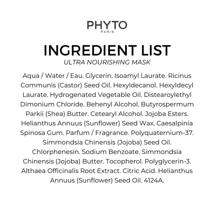 PHYTO Nourishment Ultra Nourishing Mask 200 ml Masca de par Naty Shop