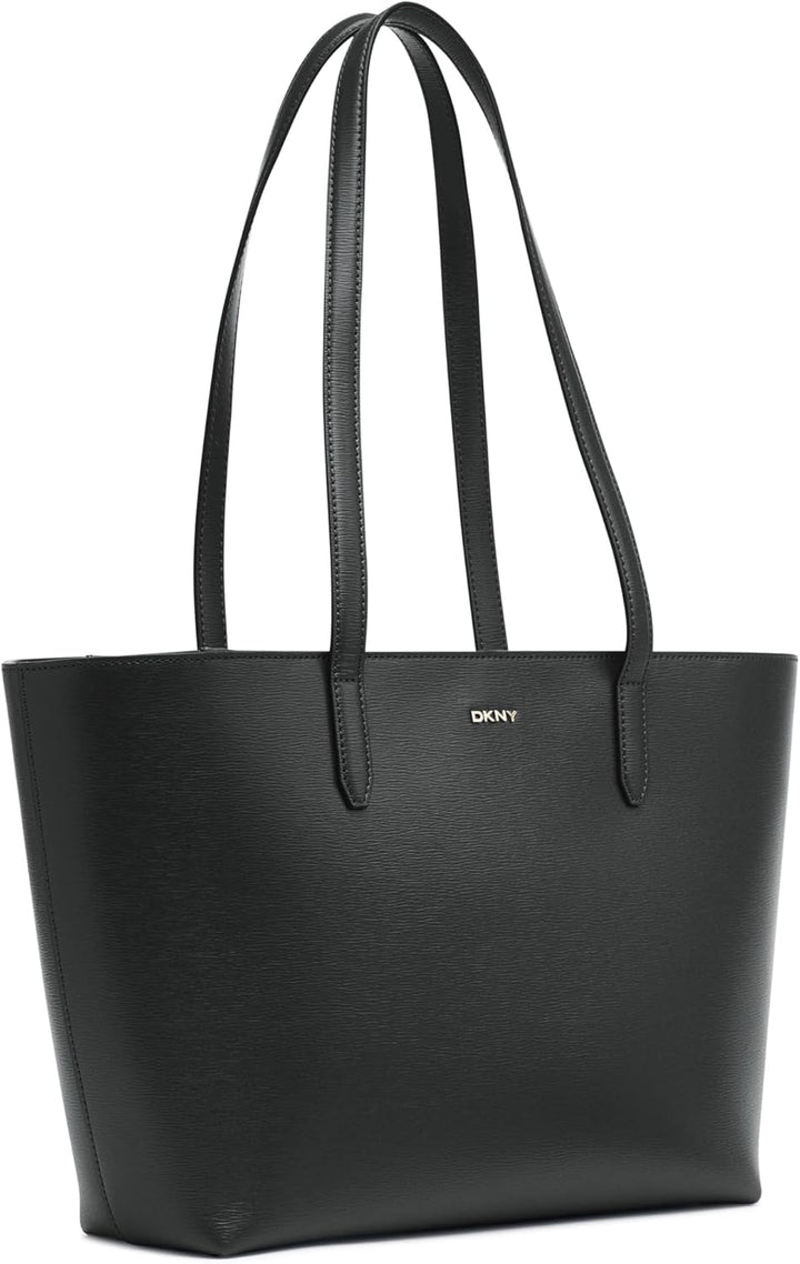 DKNY Femeii Bryant mediu din piele Tote sac Tote sac, negru / aur Genti Femei Naty Shop
