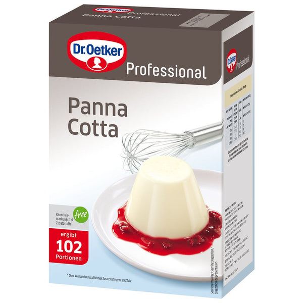Dr. Oetker Professional Panna Cotta, Dessertpulver in 1,1 Kg Packung Amestec pentru copt si gatit Naty Shop Panna Cotta