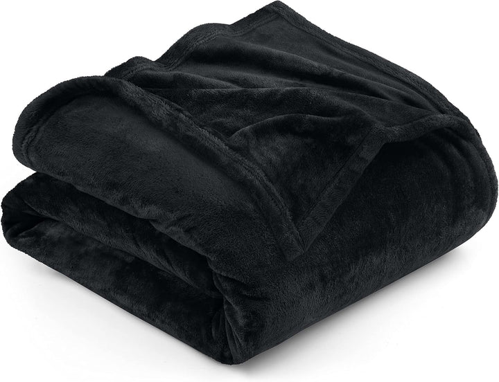 Utopia Bedding Pătură confortabilă din fleece [228X228 Cm, gri] Pătură moale, ușoară, caldă și pufoasă Pătură confortabilă și respirabilă pentru pat canapea canapea Paturi si Cuverturi Besuche den Utopia Bedding-Store Negru 150X200 Cm