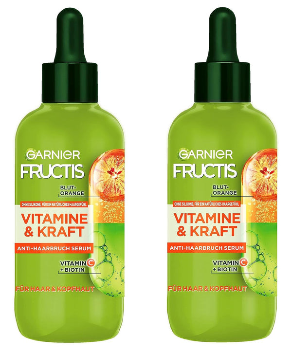 Garnier, Ser întăritor pentru păr subțire și scalp, eficient împotriva căderii părului, 2 x 125 ml Ingrijire par Garnier Default Title