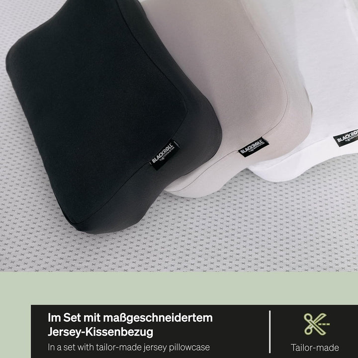 BLACKROLL® Recovery Pillow Set Jersey, Orthopädisches HWS Nackenkissen Aus Memory-Foam - Made in Germany Perne ortopedice cervicale Naty Shop