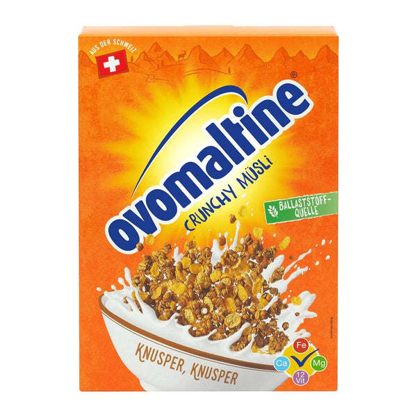 Ovomaltine Crunchy Muesli, 450 grame Naty Shop Noul Crunchy Muesli