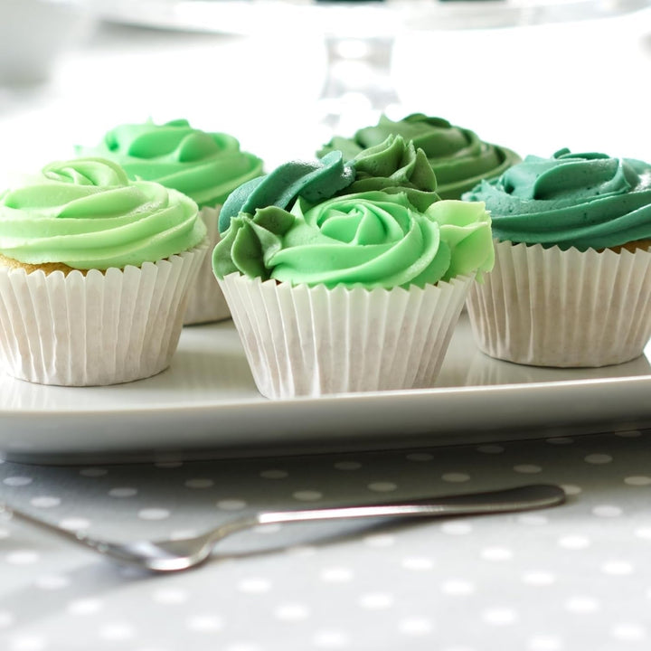 Coloranți alimentari Sugarflair pentru paste, verde, set de 4, coloranți alimentari pentru paste, fondant, marțipan, pastă de zahăr, cremă de unt și multe altele: verde ilex, verde primăvară, verde molid, verde petrecere - set de 4