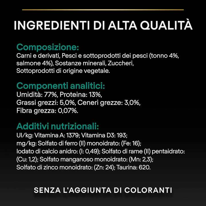 Purina Pro Plan Sterilised Mantainance Hrană umedă pentru pisici, sterilizată, pateu de somon și ton, 12 cutii la 85 g