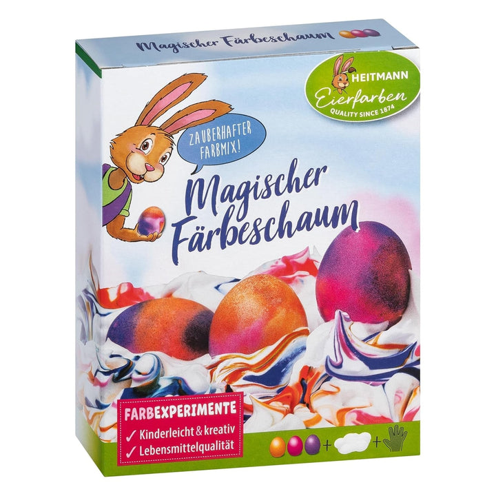 Heitmann Eierfarben - Eggsperimente - Vulkan Eier Naty Shop Magischer Färbeschaum