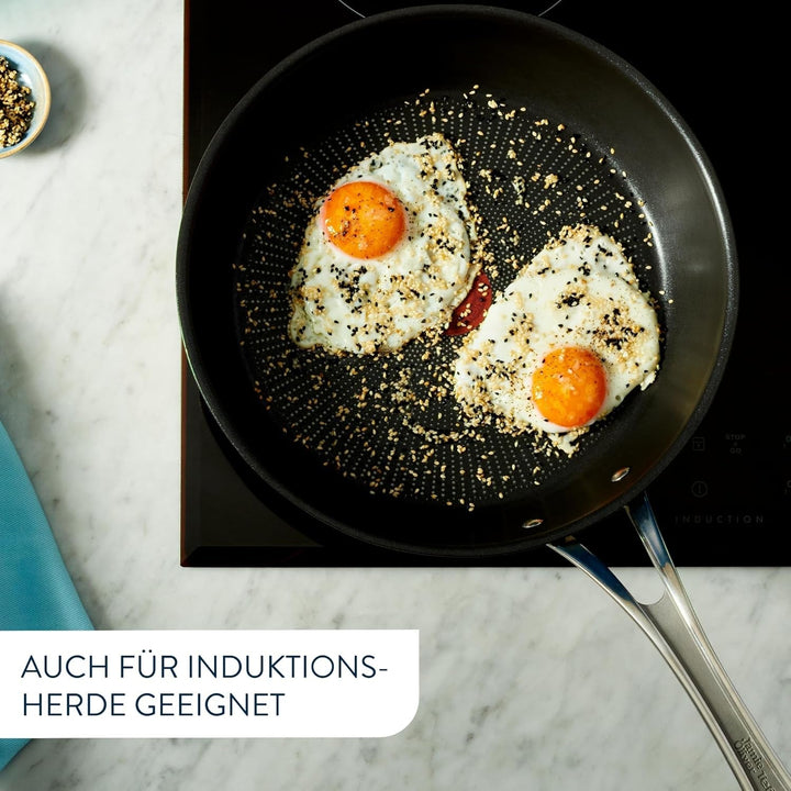 Tefal Jamie Oliver Cook'S Classics, strat antiaderent, potrivită pentru inducție, rezistentă la cuptor, oțel inoxidabil, mâner nituit Oale si Tigai Naty Shop