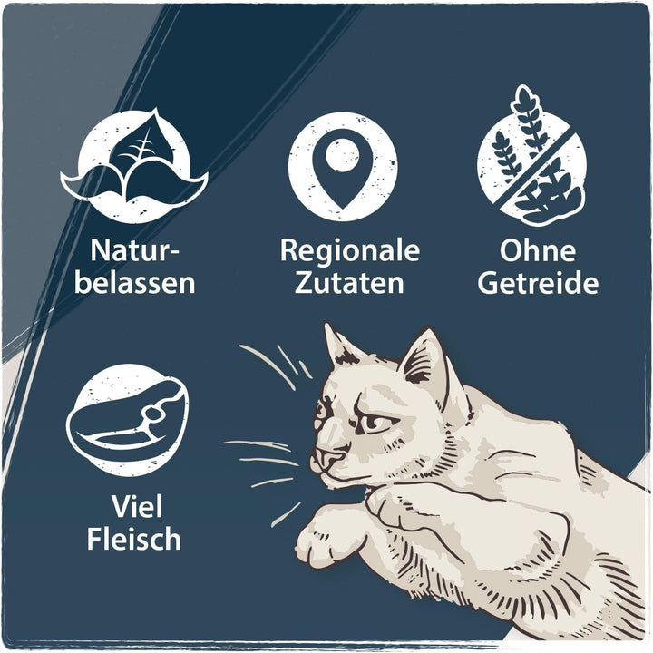 Venandi Animal - Hrană premium pentru pisici - Miel, cu multă carne proaspătă, hrană uscată, fără cereale 1 pachet (1 X 1,5kg)