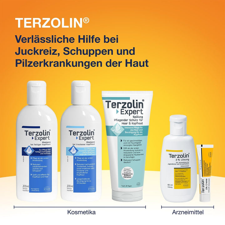 Terzolin Expert Șampon pentru scalp și păr gras, anti-mătreață, 200 ml Duș și baie Terzolin