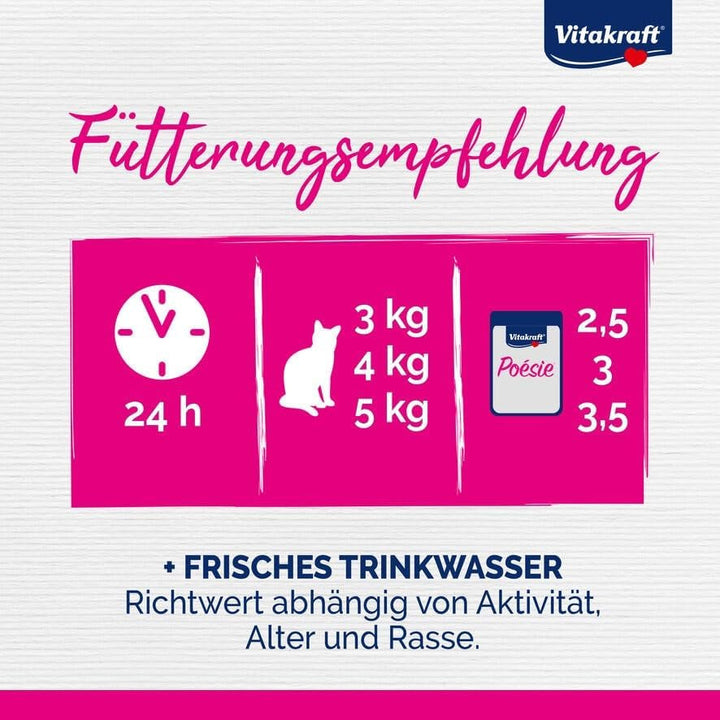 Vitakraft Poésie Classique, hrană umedă pentru pisici, jeleu de hrană umedă pentru pisici, cu pui, cu curcan, cu pasăre, cu rață, fără adaos de zahăr și cereale (5 pachete de 12X 85G)