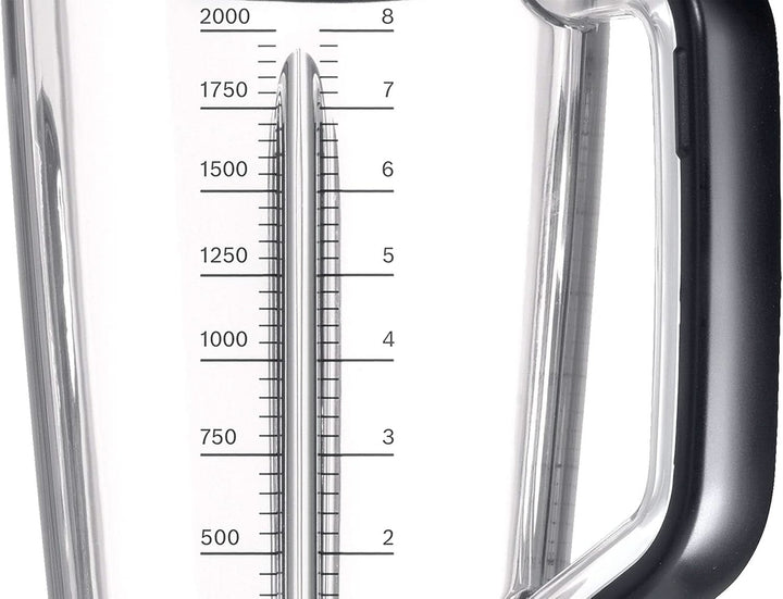 Bosch Standmixer Vitaboost MMBH6P6B, 6-Klingen-Edelstahlmesser, 2,5L Tritan-Mixbehälter, Stopfer, 6 Automatikprogramme, Rezeptbuch, Bpa-Frei, Einfache Reinigung, 45,000 U/Min, 1600 W, Schwarz Mama si Copilul Naty Shop