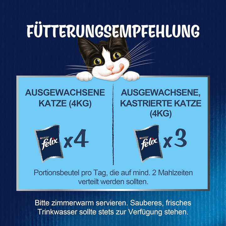 FELIX so Good How It Looks Hrană pentru pisici umedă în jeleu, cu pui, 26Pack (26 X 85G)