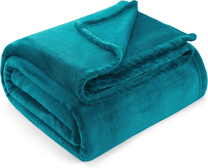 Utopia Bedding Pătură confortabilă din fleece [228X228 Cm, gri] Pătură moale, ușoară, caldă și pufoasă Pătură confortabilă și respirabilă pentru pat canapea canapea Paturi si Cuverturi Besuche den Utopia Bedding-Store Turcoaz 150X200 Cm