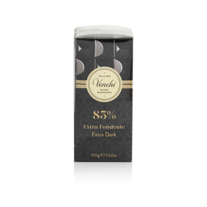 Venchi, Set de 6 tablete de ciocolată neagră extra 75%, 468 grame Bomboane de Ciocolata Naty Shop 6 x 100 grame Ciocolată neagră 85