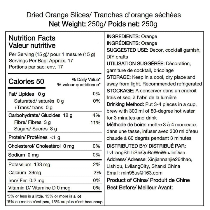 Felii de portocale uscate, 250g Felii de portocale naturale Decorațiuni uscate, felii de portocale deshidratate pentru decorațiuni de Crăciun, coroană de Advent, săpun, felii de fructe Produse deshidratate Naty Shop