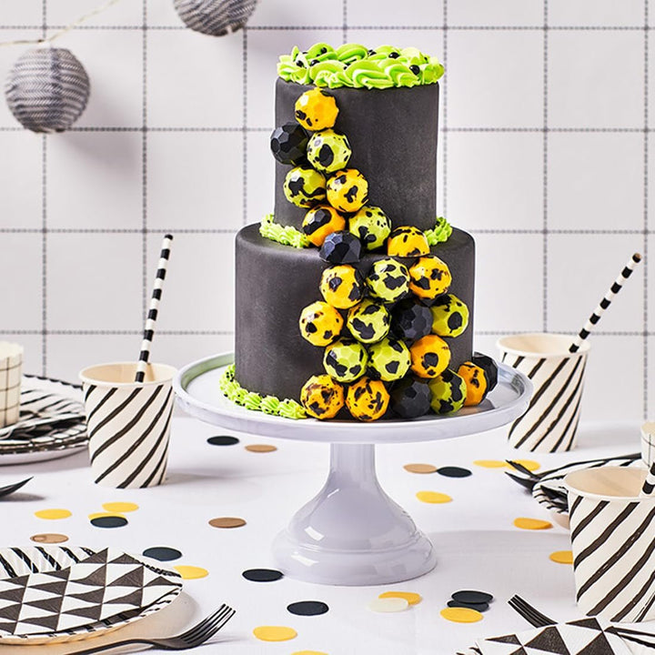 FunCakes Raven Fondant negru rulat: ușor de utilizat, neted, flexibil, moale și flexibil, perfect pentru decorarea prăjiturilor, halal, kosher și fără gluten, 250 g Pasta de zahar Naty Shop