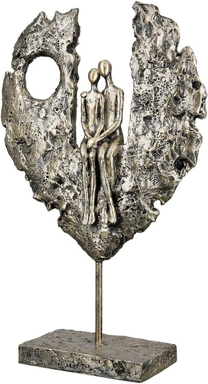 GILDE - Sculptură barcă din aluminiu - lucioasă - Decor baie - H. 35 cm Statuete si sculpturi Naty Shop Aur Înălțime 34 cm