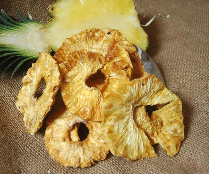 Inele de ananas neîndulcite, nesulfurate - pungă de 1 kg Produse deshidratate Naty Shop Titlu implicit
