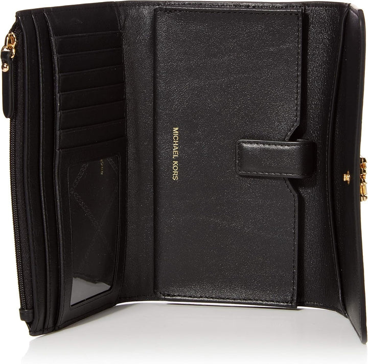 Michael Kors Money Pieces, titular card de credit pentru femei, Marrón (Luggage), 2.5x9.5x11.4 cm (L x Î L) Portofel Femei Naty Shop