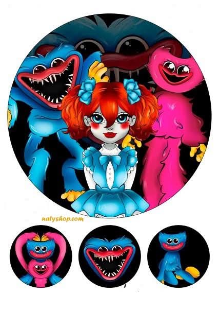 Minidecoratiuni Icing (topper), Huggy Wuggy Nati Shop
