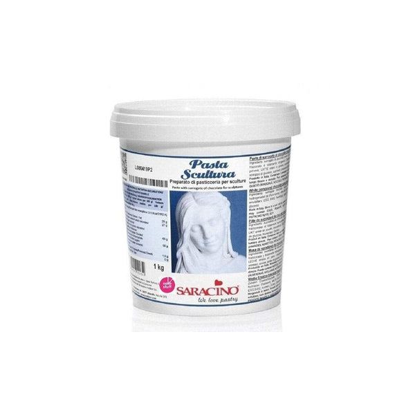 Pastă de sculptură Saracino - înlocuitor de ciocolată de modelare pentru decorațiuni 1 kg Made In Italy Pasta de zahar Naty Shop Default Title