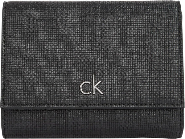 Portofel pentru femei Calvin Klein Daily Medium Trifold Klein, negru (Ck Black), mărime naturală Portofel Femei Naty Shop Titlu implicit