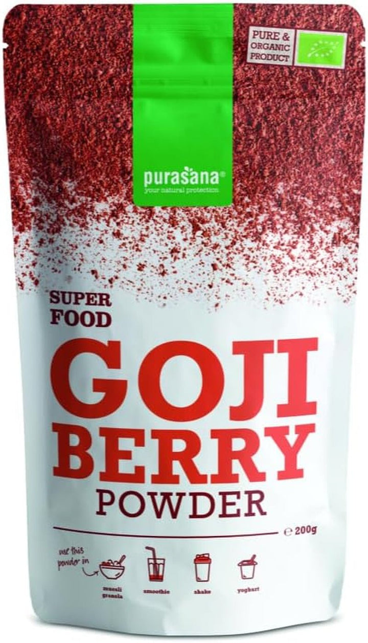 Purasana goji berry pulbere din Tibet sub cultivare organică controlată (200g) calitate alimentară brută Produse deshidratate Naty Shop Titlu implicit