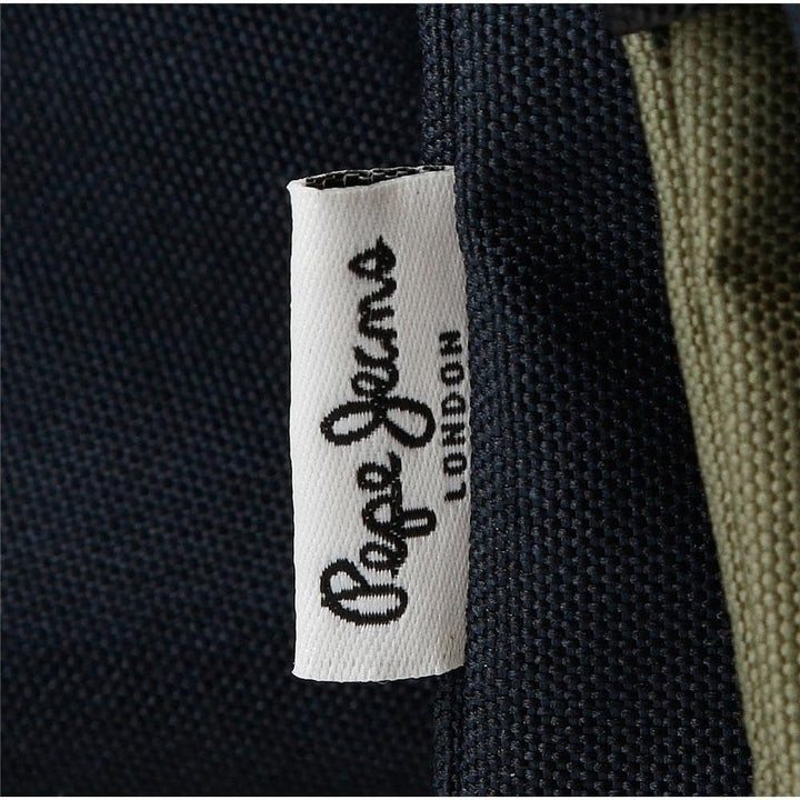 Rucsac școlar Pepe Jeans Cromwell, compartiment dublu, negru, 33 x 46 x 15 cm, poliester, 22.77 l, negru, Talla única, rucsac școlar cu compartiment dublu Rucsacuri si ghiozdane premium Naty Shop