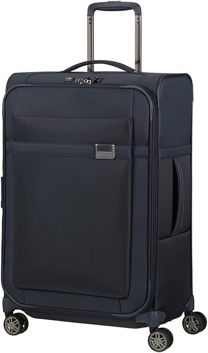 Samsonite Airea - Spinner L Expandable, Valiză, 78 cm, 111.5/120 L, Negru (Negru) Bagaje și echipament de călătorie Naty Shop Albastru (albastru închis) M (67 Cm - 73,5 L/ 81,5 L)