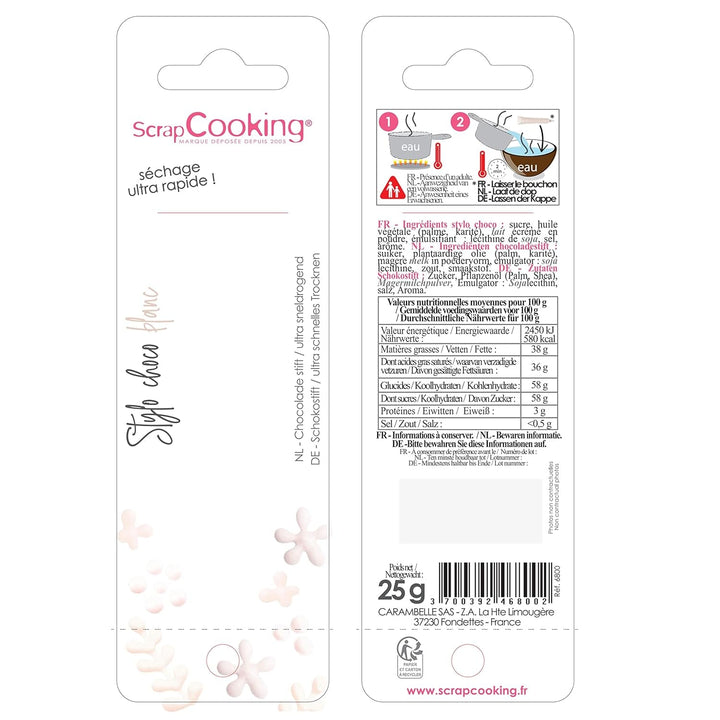 ScrapCooking - colorant alimentar, diverse culori, la tub pentru scriere, 25 grame Pasta de zahar Naty Shop