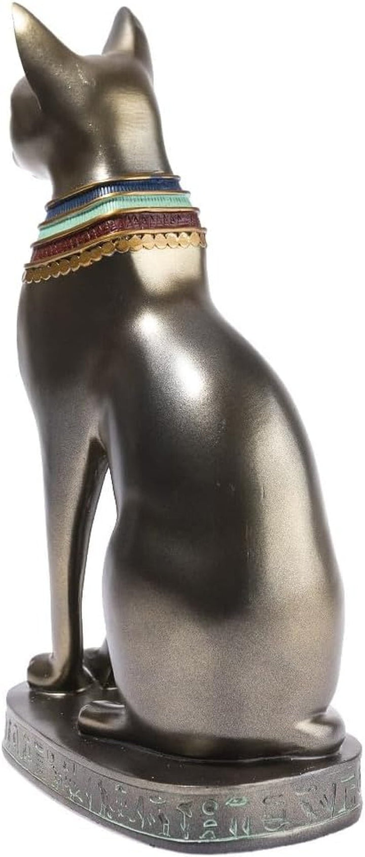 - Statuetă Bastet 21 cm - Statuetă pisică egipteană - Statuie decorare Egiptul Antic - Figurină pisică - Bust egiptean - Decorațiune originală idee cadou - Sculptură zeitate Statuete si sculpturi Naty Shop