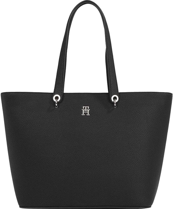 Tommy Hilfiger Tote sac sac Emblema mare Genti Femei Naty Shop Negru (negru)