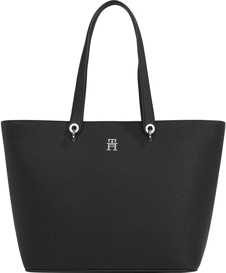 Tommy Hilfiger Tote sac sac Emblema mare Genti Femei Naty Shop Negru (negru)