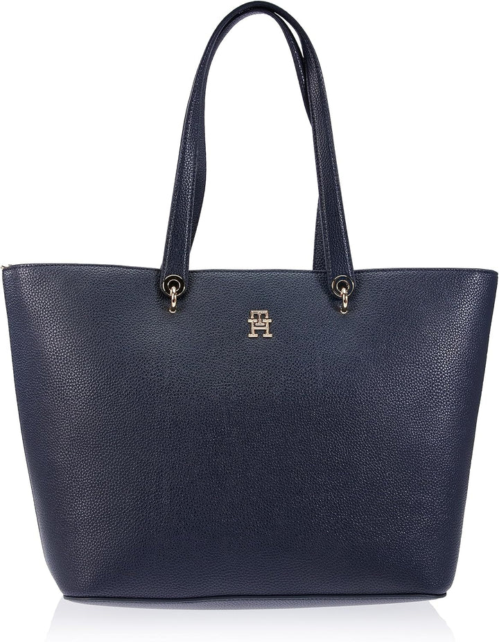 Tommy Hilfiger Tote sac sac Emblema mare Genti Femei Naty Shop Albastru (Space Blue)